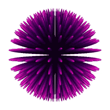 disco dancing purple spikes