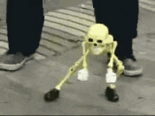dancing skeleton puppet