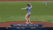 carly rae jepsen pitch baseball