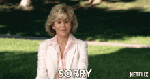 Sorry Grace GIF - Sorry Grace Jane Fonda GIFs