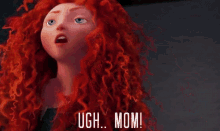 18. Your Parents Also Treated You Like A Private Tutor For Your Siblings. GIF - Merida Brave Ugh Mom GIFs