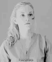 emily kinney the walking dead i am strong strong strength