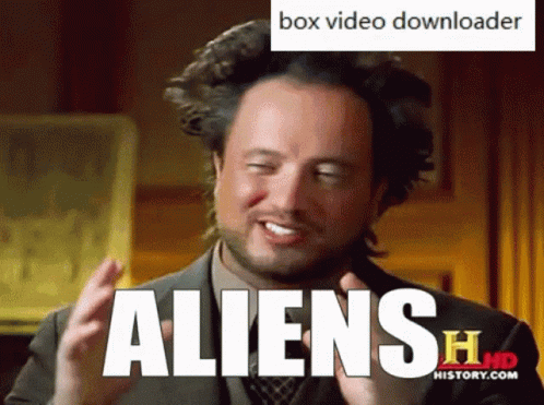 history channel meme guy aliens