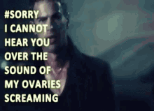 My Ovaries GIF - Theo James Screaming Ovaries Ovaries GIFs
