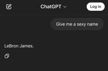 a screenshot of a chat between lebron james and chatgpt