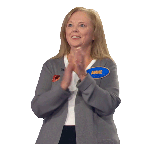Clapping Anne Sticker - Clapping Anne Family Feud Canada Stickers