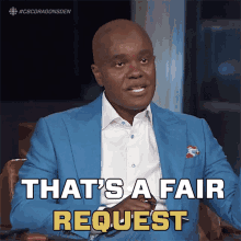 Thats A Fair Request Wes Hall GIF
