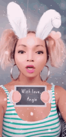 แองเจเล่ With Love Angie GIF - แองเจเล่ With Love Angie Muah GIFs