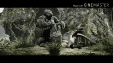 King Kong Fight GIF - King Kong Fight Kong Battles The T Rexes GIFs