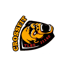 a logo for crossfit tlse 1140 with an angry gorilla