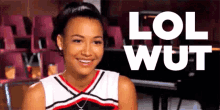 Glee Santana Lopez GIF - Glee Santana Lopez Lol Wut GIFs
