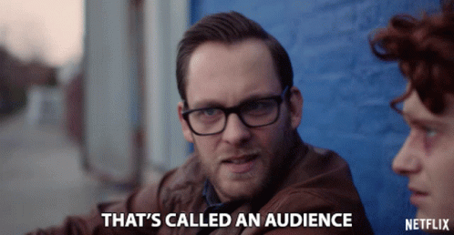 Thats Called An Audience Theo Stockman GIF - Thats Called An Audience Theo Stockman Josh GIFs