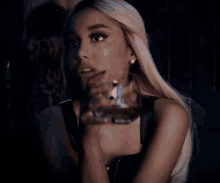 Ariana Grande Break Up With Your Girlfriend GIF - Ariana Grande Break Up With Your Girlfriend Drinks GIFs