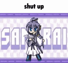 Shut Up Gakupo GIF - Shut Up Gakupo Vocaloid GIFs