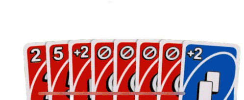 Red Skip Cards Uno Sticker - Red Skip Cards Uno Mattel163games Stickers
