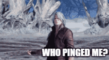 Who Pinged Me Dante Devil May Cry GIF - Who Pinged Me Dante Devil May Cry Dante GIFs