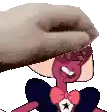 a cartoon character wearing a bow tie and a hat is being scratched by a cat .