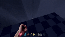 a screenshot of a video game shows a hand holding a heart with 15 on it