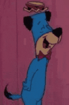 Hanna Barbera Huckleberry Hound GIF - Hanna Barbera Huckleberry Hound Laughing GIFs