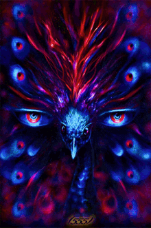 Peacock Psychedelic GIF - Peacock Psychedelic Neon GIFs