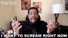 I Want To Scream Right Now Chuck Nice GIF - I Want To Scream Right Now Chuck Nice Startalk GIFs