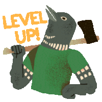 Level Up Teamwork Sticker