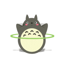 Totoro Hoola Hoop GIF - Totoro Hoola Hoop GIFs
