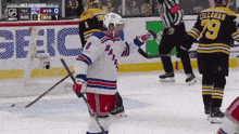 a hockey player with the number 79 on their jersey