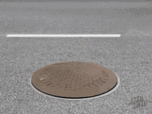 Sewer Snake Coming Out Of The Sewer GIF