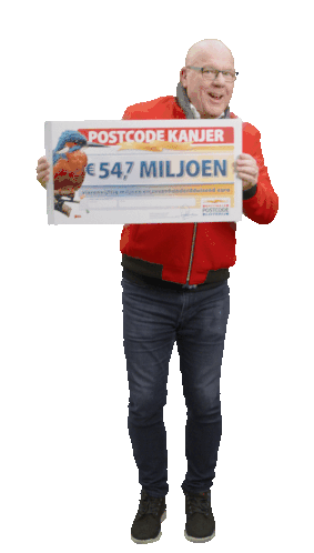 Postcodekanjer Postcodeloterij Sticker - Postcodekanjer Kanjer Postcodeloterij Stickers