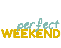 Weekend Perfect Day Sticker - Weekend Perfect Day Ditut Stickers