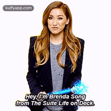 Hey, Im Brenda Songfrom The Suite Life On Deck.Gif GIF - Hey Im Brenda Songfrom The Suite Life On Deck Brenda Song GIFs
