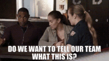 Station19 Andy Herrera GIF - Station19 Andy Herrera Do We Want To Tell Our Team What This Is GIFs