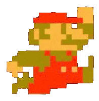 Mario Voxel Mario Sticker - Mario Voxel Mario Super Mario Bros Stickers