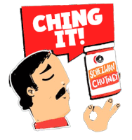 Schezwan Chutney Chings Secret Sticker