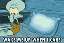 Sleep Forever GIF - Squidcare Dontcare Goodnight GIFs