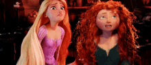 Rapunzel Merida GIF - Rapunzel Merida Oh Gosh No Please GIFs