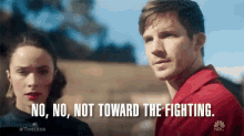No No Not Toward The Fighting Dont Fight GIF - No No Not Toward The Fighting Dont Fight Following GIFs