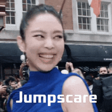 Jennie Jumpscare Jenlazy GIF - Jennie Jumpscare Jenlazy Jennie Ugly GIFs