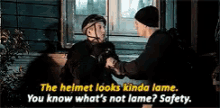 Safety Lame GIF - Safety Lame Helmet GIFs