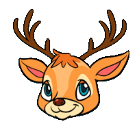 Deer Xing Sticker - Deer Xing Stickers