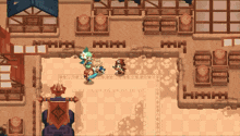 a screenshot of a video game with a banner that says ' s ' on it