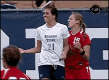 I Had A Game Tonight And This Bitch Literally Grabbed My Ponytail And Yanked On My Fucking Scalp.… GIF - Soccer Football Womens GIFs