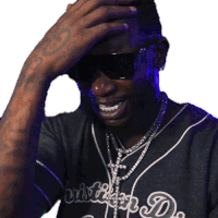 Rubbing Head Gucci Mane Sticker
