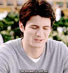 One Tree Hill Nathan Scott GIF - One Tree Hill Nathan Scott The Answer Is Still No GIFs