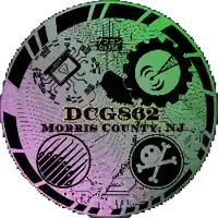 a logo for morris county new jersey has a skull and crossbones on it