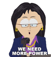 We Need More Power Wendy Sticker - We Need More Power Wendy South Park Stickers