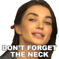 Don'T Forget The Neck Amy Jackson Sticker - Don'T Forget The Neck Amy Jackson Pinkvilla Stickers