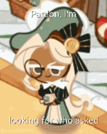 Cookie Run Eclair Cookie GIF - Cookie Run Eclair Cookie Who Asked GIFs