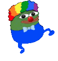 Clown Pepe Sticker - Clown Pepe Frog Stickers